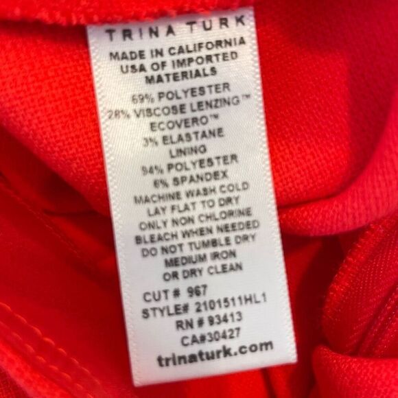 Trina Turk CROP CHIMAYO 2 PANT ECO Size 10 - Picture 6 of 6